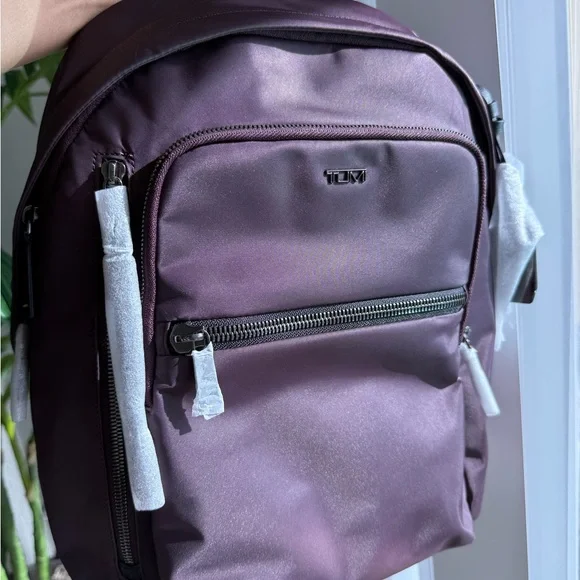 tumi backpack plum Amazon.com: Mens Logistics Flap Lid Oxblood One Size : Electronics and exterior zip pockets for easy access to essentials TUMI Voyageur Celina Backpack